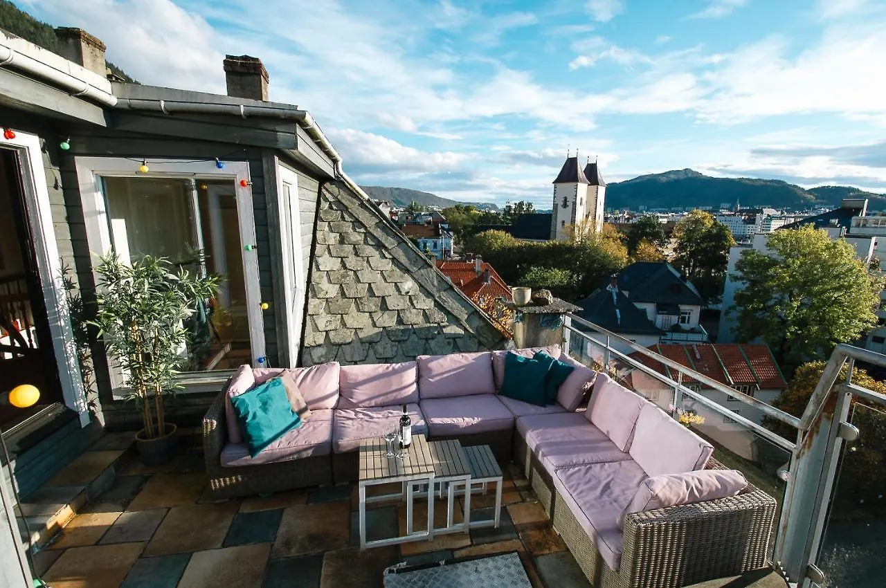 Spacious Penthouse With Grand Terrace Bergen Noruega