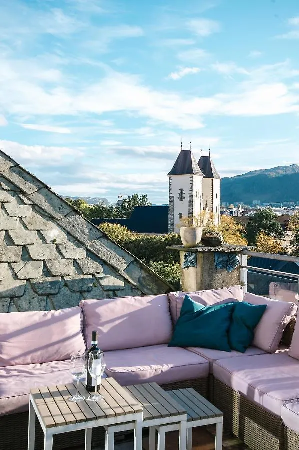 Spacious Penthouse With Grand Terrace Bergen