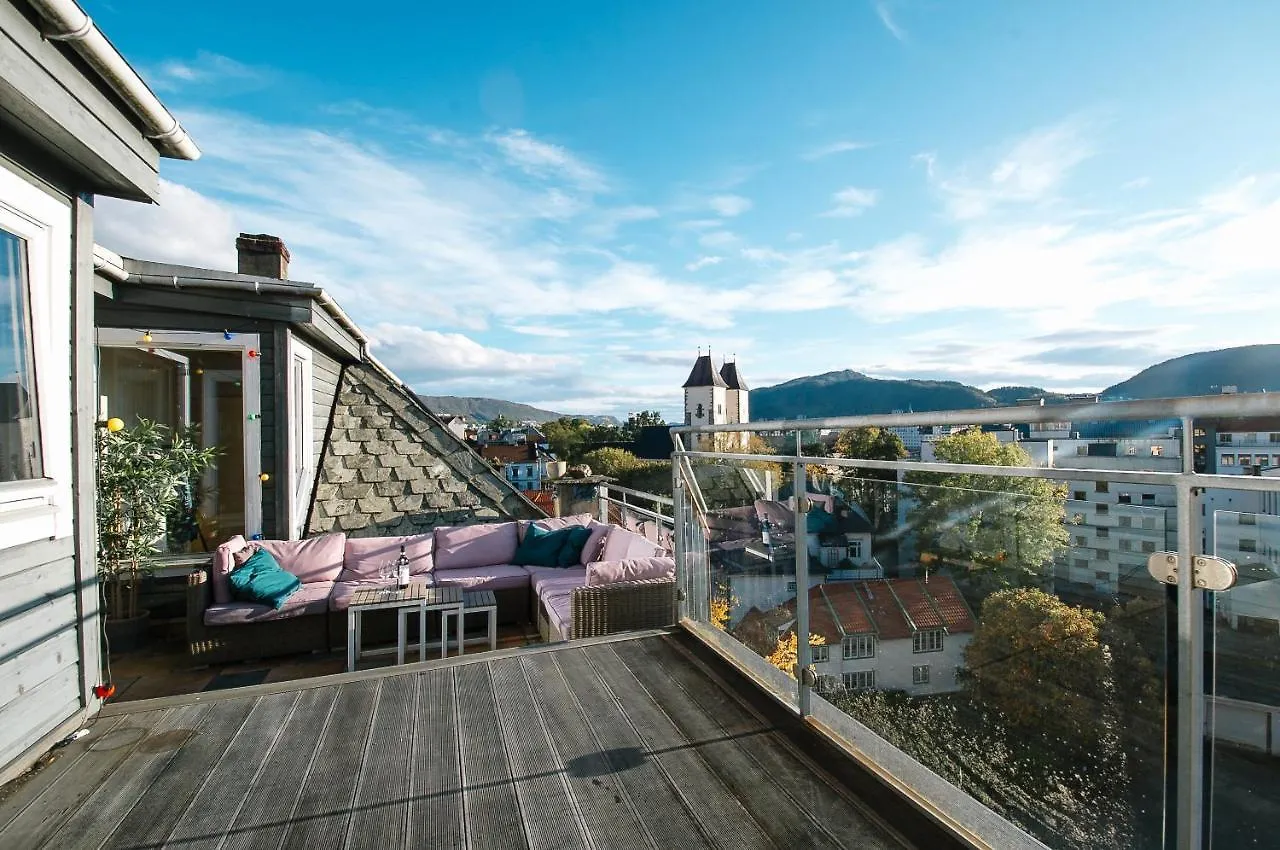 Apartament Spacious Penthouse With Grand Terrace Bergen